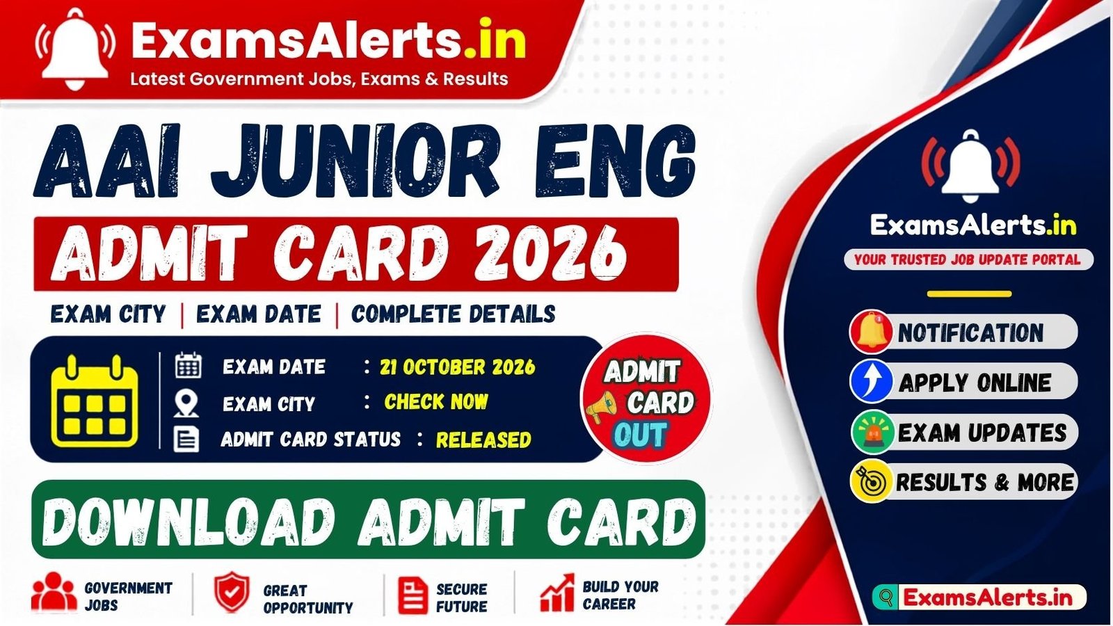 AAI Junior Executive & Manager Exam Date 2026