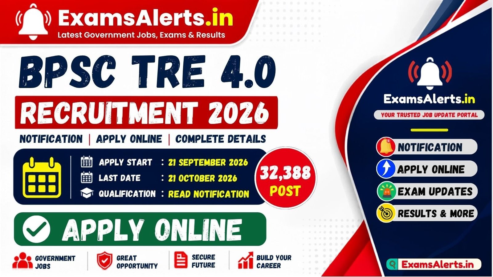BPSC Teacher TRE 4.0 Recruitment 2026