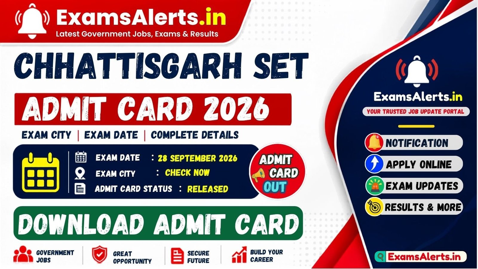 Chhattisgarh SET Admit Card 2026