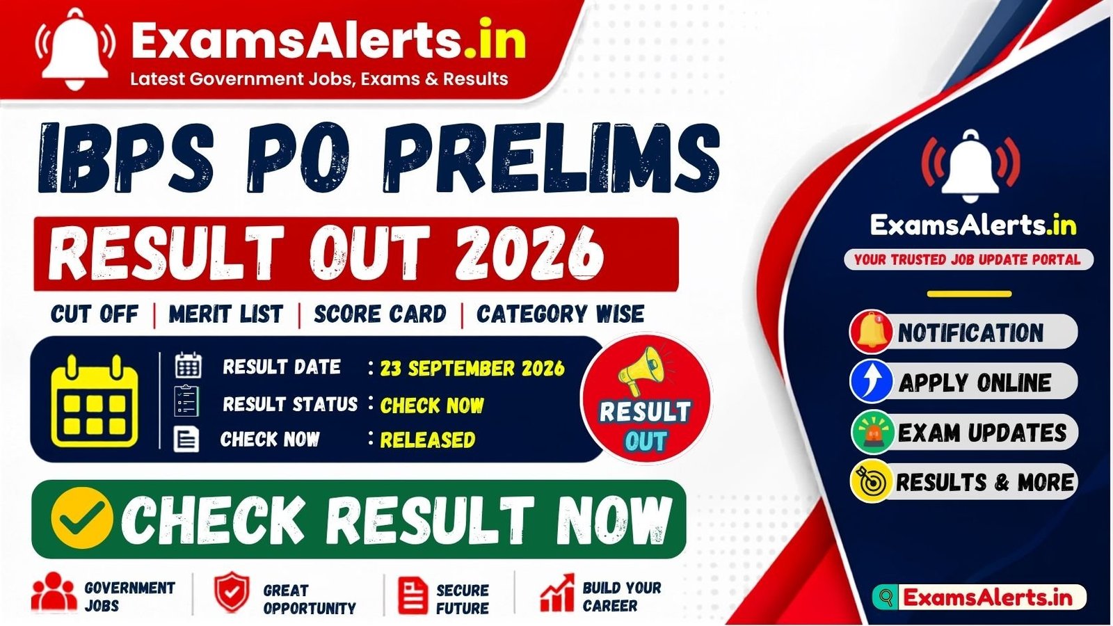 IBPS PO 16th Prelims Result 2026 Out,