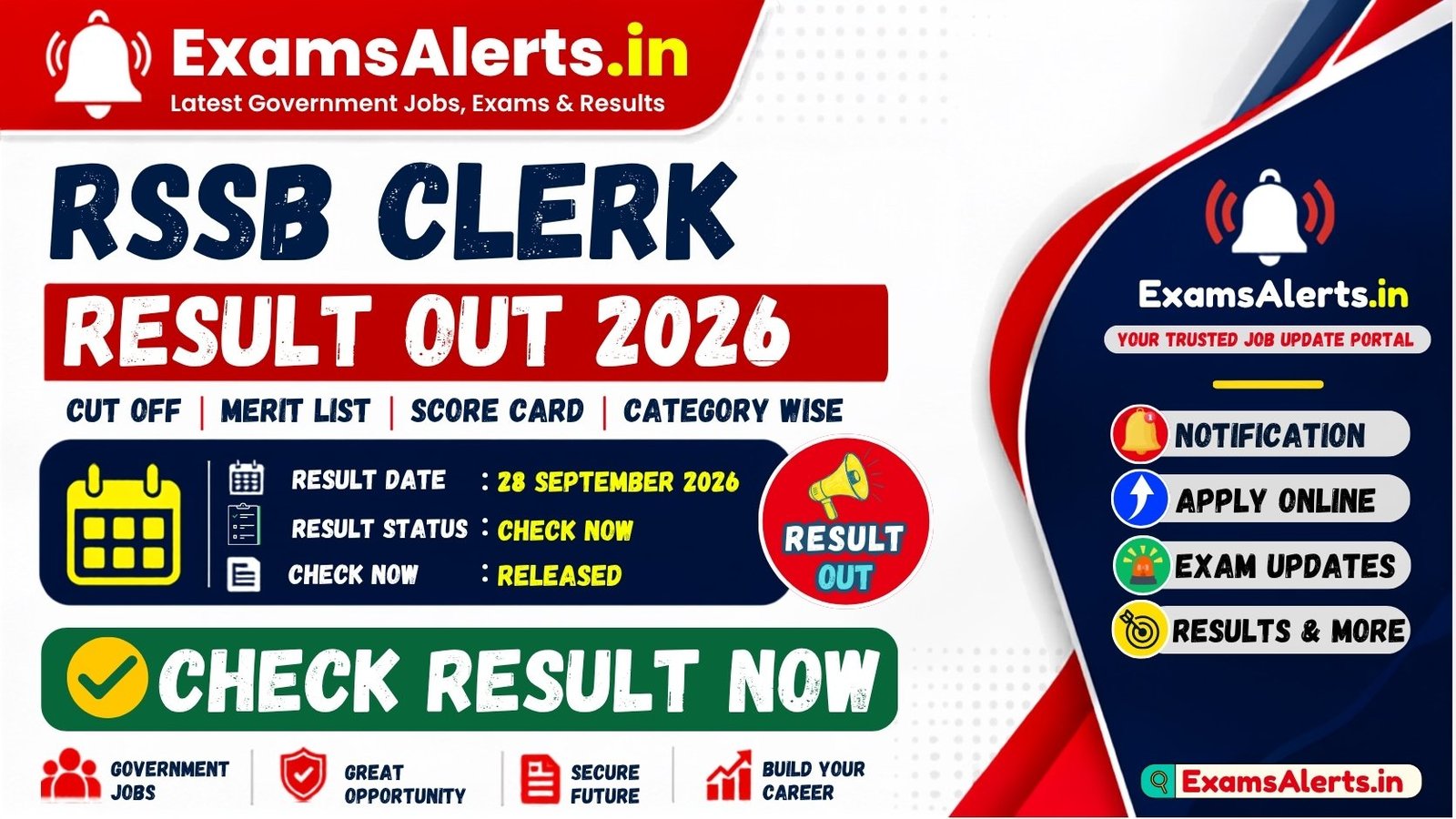 RSSB LDC  Junior Assistant Result 2026