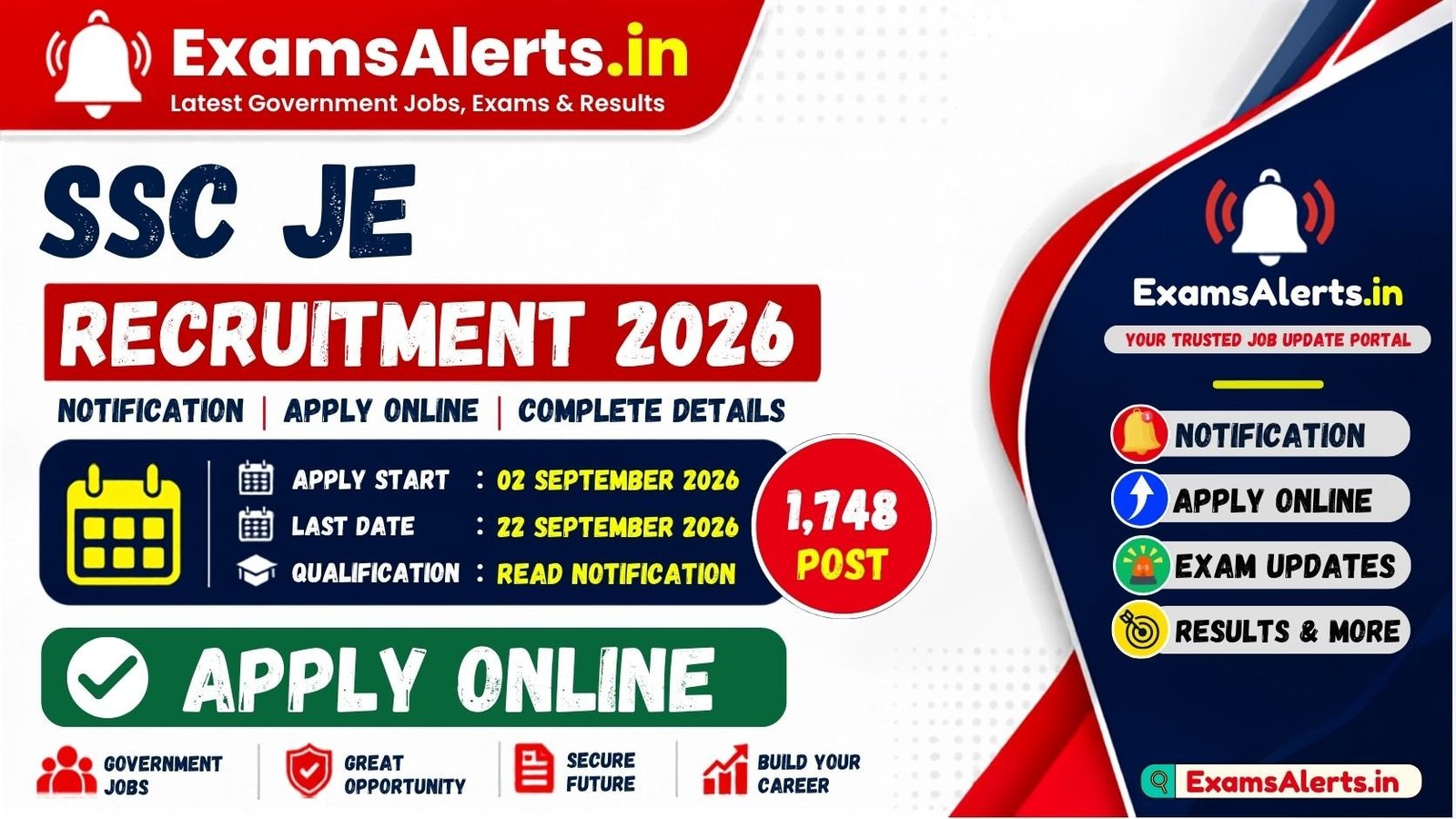 SSC JE Recruitment 2026