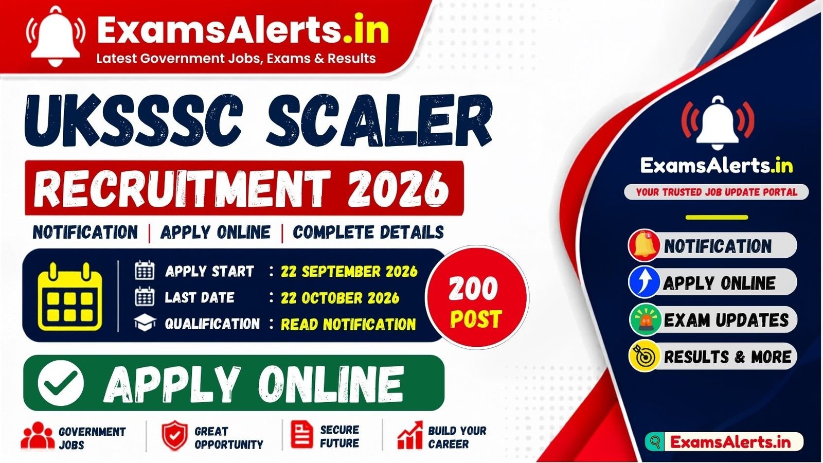 UKSSSC Scaler Recruitment 2026