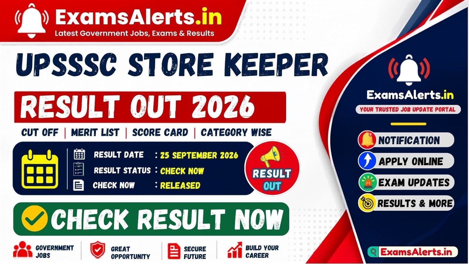 UPSSSC Assistant Store Keeper Final Result 2026