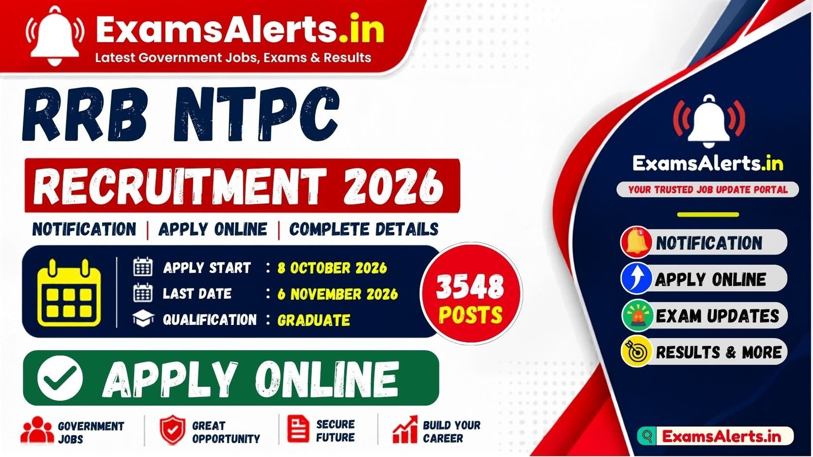RRB NTPC Graduate Recruitment 2026
