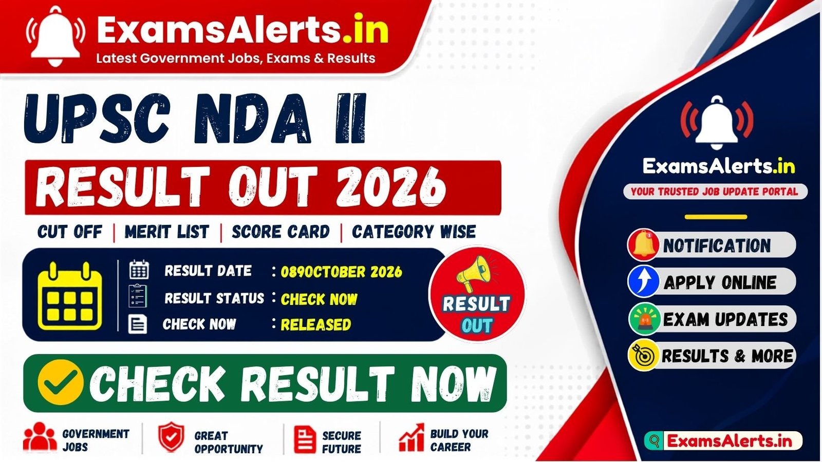 UPSC NDA II Result 2026